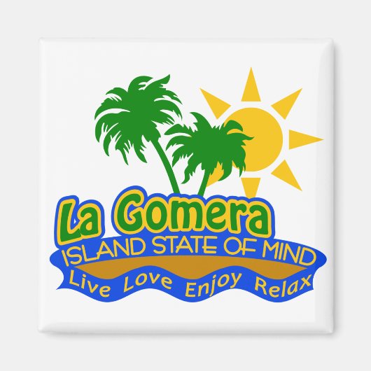 La Gomera State of Mind magneet (Voorkant)