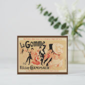 La Gomme door Champsaur  belle epoque en jul Briefkaart (Staand voorkant)