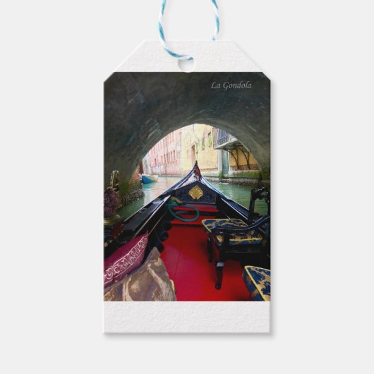 La Gondola Cadeaulabel (Voorkant)