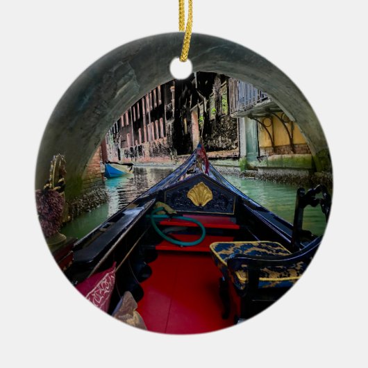 La Gondola Keramisch Ornament (Voorkant)