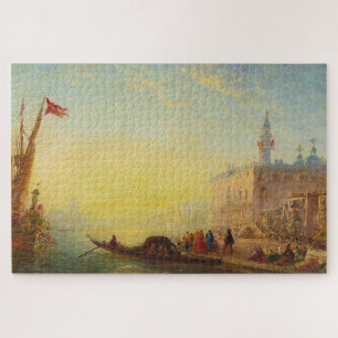 La Gondole, Quai des Esclavons – Félix Ziem Legpuzzel
