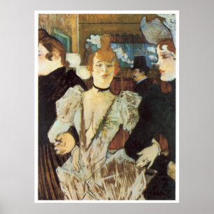 La Goulue bij de Rouge 1892 Poster