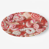 La gourmandize en déco papieren bordje (Gekanteld)