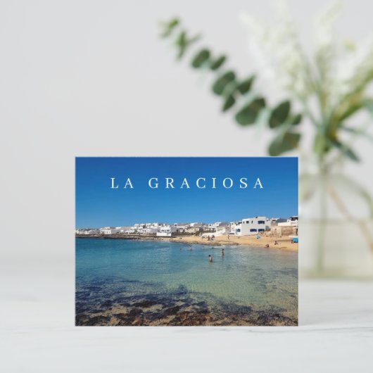 La Graciosa Caleta de Sebo ansichtkaart Briefkaart (Staand voorkant)