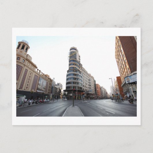 la gran via de madrid briefkaart (Voorkant)