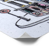 La Grand Rue | Boulogne-Sur-Mer, Frankrijk Poster (Hoek)