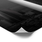 La Grande Arche de la Fraternite, Parijs, Frankrij Poster (Hoek)