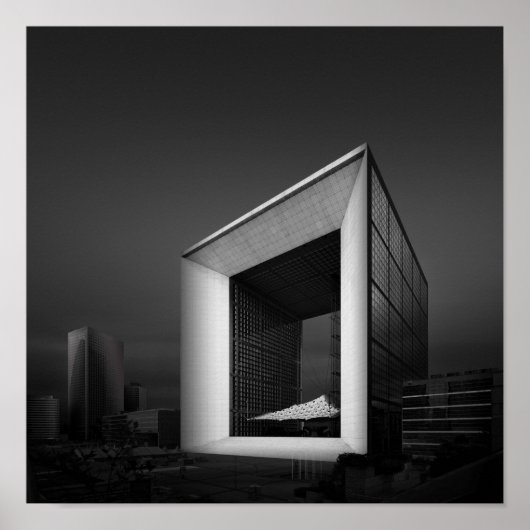 La Grande Arche de la Fraternite, Parijs, Frankrij Poster (Voorkant)