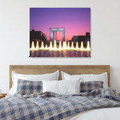 La Grande Arche, La Defense, Parijs, Frankrijk Canvas Afdruk (Insitu (Slaapkamer))