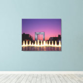 La Grande Arche, La Defense, Parijs, Frankrijk Canvas Afdruk (Insitu (Houten vloer))