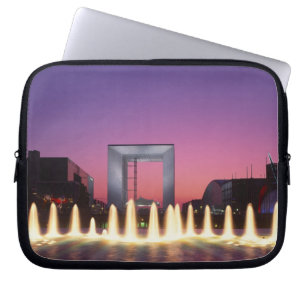 La Grande Arche, La Defense, Parijs, Frankrijk Laptop Sleeve