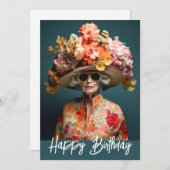 La Grande Dame Flower Pet Kaart (Voorkant / Achterkant)