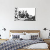 La Grande, Oregon Main Street Uitzicht Foto Canvas Afdruk (Insitu (Slaapkamer))