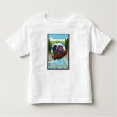 La Grande, OregonBeaver en Trees Kinder Shirts (Voorkant)