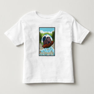 La Grande, OregonBeaver en Trees Kinder Shirts