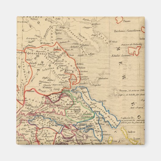 La Grece et partie de l'Asie Mineure, av JC 1190 Magneet (Voorkant)