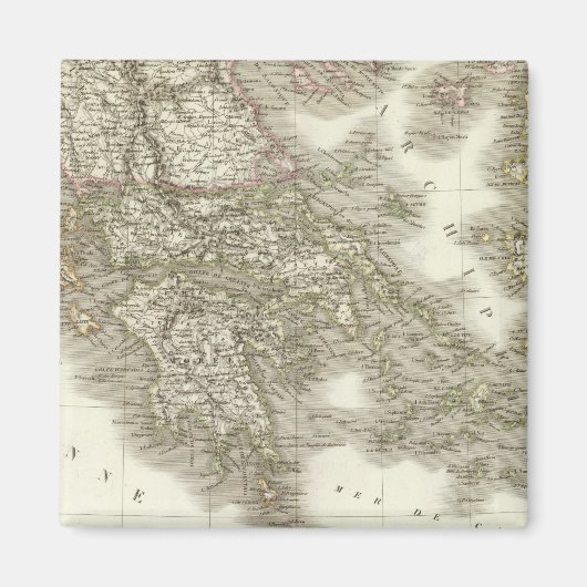 La Grece - Griekenland Magneet (Voorkant)