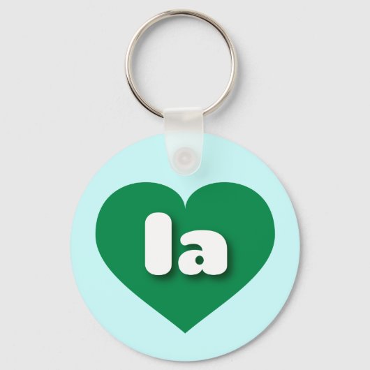 la green hart - Ik hou van la Sleutelhanger (Voorkant)