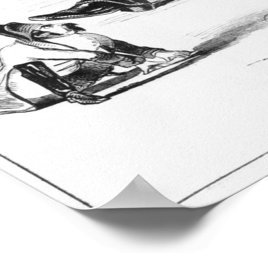 La Grenouille et le Boeuf Poster (Hoek)