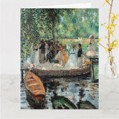 La Grenouillère Auguste Renoir   Kaart (Gele Bloem)