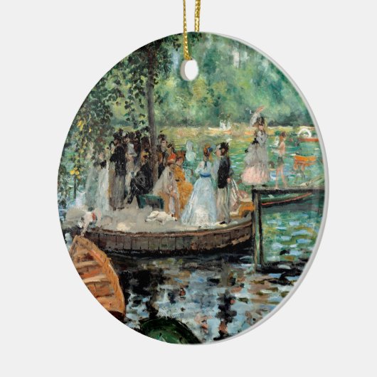 La Grenouillère Auguste Renoir Keramisch Ornament (Links)