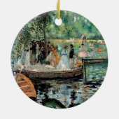 La Grenouillère Auguste Renoir Keramisch Ornament (Achterkant)