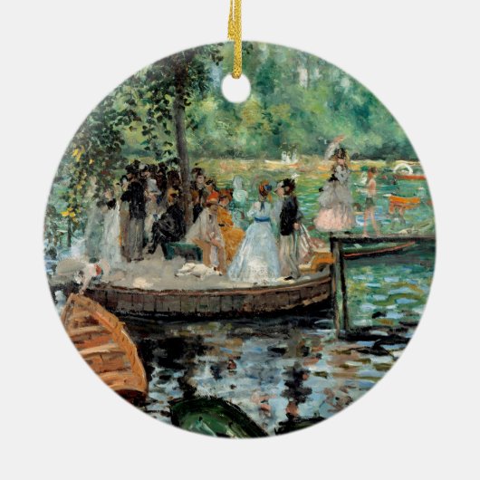 La Grenouillère Auguste Renoir Keramisch Ornament (Achterkant)