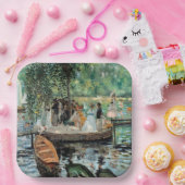 La Grenouillère Auguste Renoir Papieren Bordje (Feest)