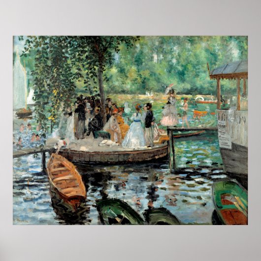 La Grenouillère Auguste Renoir Poster (Voorkant)