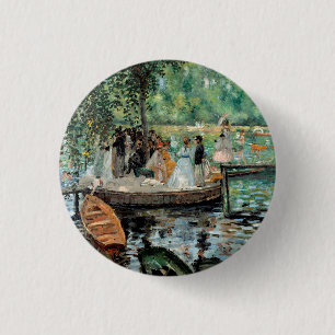 La Grenouillère Auguste Renoir Ronde Button 3,2 Cm