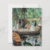 La Grenouillère Auguste Renoir RSVP Kaartje (Voorkant)