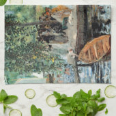 La Grenouillère Auguste Renoir Theedoek (Gevouwen)