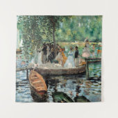 La Grenouillère Auguste Renoir Wandkleed (Voorkant)