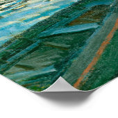 La Grenouillere - Claude Monet - 1869 Poster (Hoek)