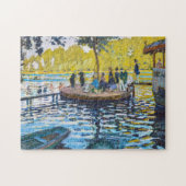 La Grenouillere Claude Monet fijn kunstschilderij Legpuzzel (Horizontaal)