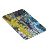 La Grenouillere Claude Monet fijn kunstschilderij Magneet (Rechterzijde)