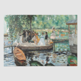 La Grenouillere, ingediend door Renoir, shabby chi Tissuepapier