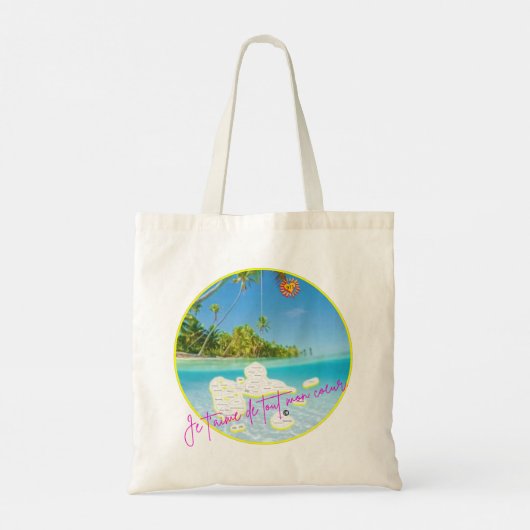 La Guadeloupe Tote Bag (Achterkant)
