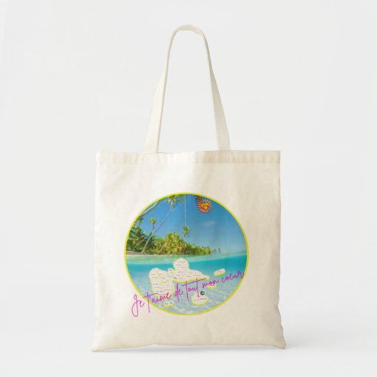 La Guadeloupe Tote Bag (Voorkant)
