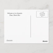 La Guancha en Ponce Briefkaart (Achterkant)