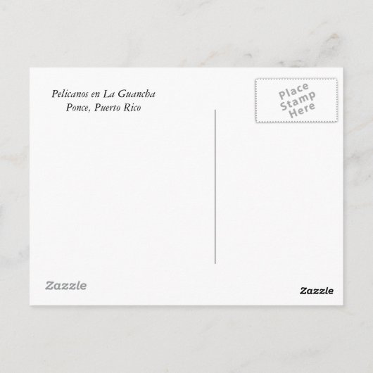 La Guancha en Ponce Briefkaart (Achterkant)