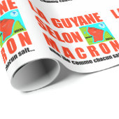 La Guyane selon Macron est une île Cadeaupapier (Rol Hoek)