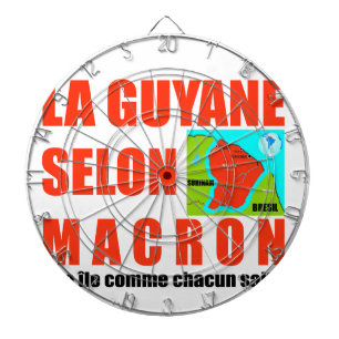 La Guyane selon Macron est une île Dartbord
