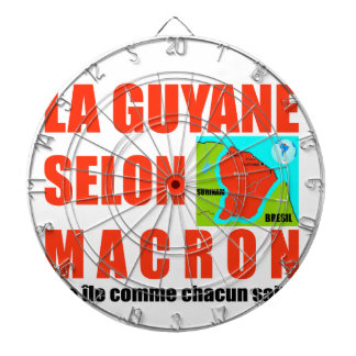 La Guyane selon Macron est une île Dartbord