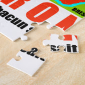 La Guyane selon Macron est une île Legpuzzel (Zijkant)