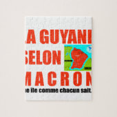 La Guyane selon Macron est une île Legpuzzel (Verticaal)