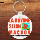 La Guyane selon Macron est une île Sleutelhanger (Voorkant)