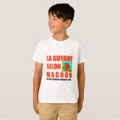 La Guyane selon Macron est une île T-shirt (Voorkant volledig)