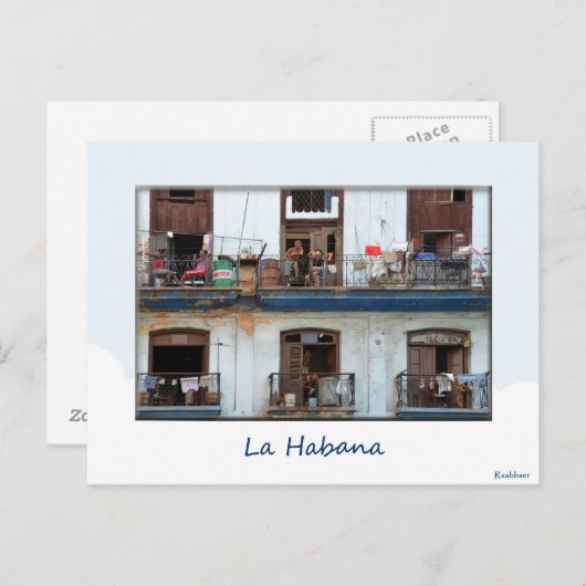 LA HABANA BRIEFKAART (Voorkant / Achterkant)