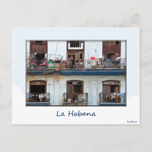 LA HABANA BRIEFKAART (Voorkant)